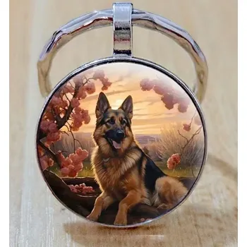 Přívěsek na klíče s německým ovčákem