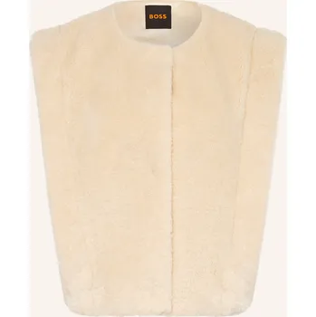 Dámská vesta Boss Dámská Umělá Kožešinová Vesta Cosila, béžová, 40