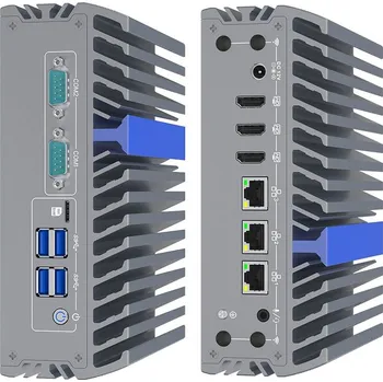 Stolní počítač IEXP-502 průmyslové PC, Intel Core i3/i5/i7, 3× HDMI, 2.5G LAN i3-1215U