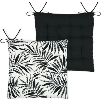 Podsedák Podsedák na židli Ziana 38x38 cm ecru/černý