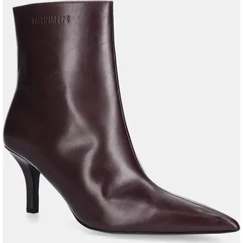 Dámské kozačky Kožené kotníkové boty Patrizia Pepe 8Y0130.L166.M536 fialová 49X, EUR 41