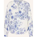 Tonno & Panna Dámská Lněná Halenka, bílá / modrá, 44