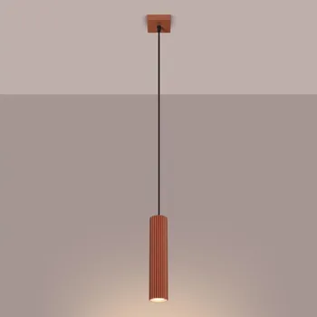 Brilagi - LED Lustr na lanku CRESTO 1xGU10/10W/230V červená