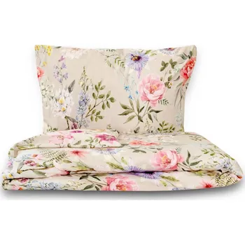 Povlečení Kvalitex Saténové povlečení Botanica elegance 1+1, 140x200, 70x90cm