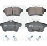 Sada brzdových destiček, kotoučová brzda, , 1608520680, 1608681680, 1611838080, 1616872780, 1617272680, 1623180880, 1636411280, 425435, 425444, 425446, NK, 223749