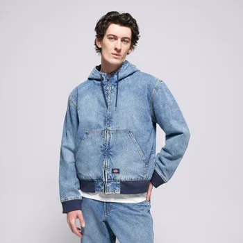Dickies Bunda Dickies Hooded Denim Jacket Modrá S