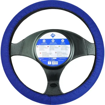 Autopotah Potah volantu textilní modrý