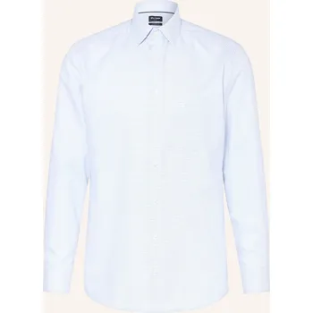 Pánská košile Olymp Pánská Košile Moderní Střih, bílá / tmavě modrá, 39