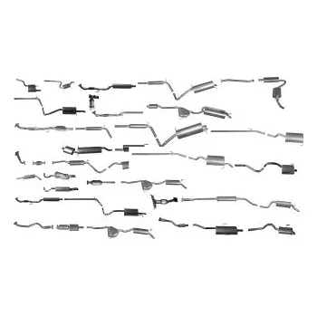 Střední díl výfuku Stredni tlumic vyfuku 21081202005, 2108120200560, , IZAWIT, 05.005A