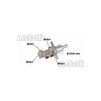 Hlavní brzdový válec, , 1369534, 1547484, METELLI, 05-0885