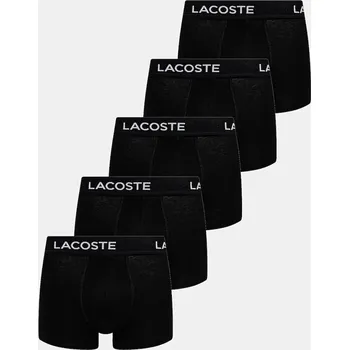 Pánské spodní prádlo Boxerky Lacoste 5-pack 5H1292 černá 99X, vel. S