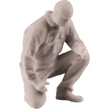 RC model Krick Modelltechnik Krick Figurka strojník klečící 1:32 nenabarvená - KR-64189