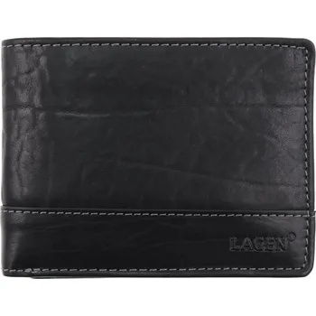 Peněženka Pánská kožená peněženka Lagen 6504 T - RFID černá