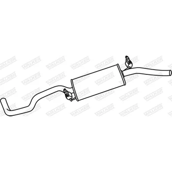 Tlumič výfuku Zadní tlumič výfuku, 19633