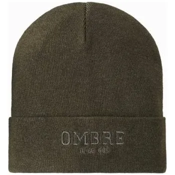 Čepice Ombre Clothing Pánská čepice v olivové barvě V5 acwh-0120