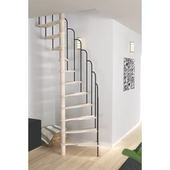 Schodiště Točité schody mini DOLLE SATURNE Materiál: Smrk, Rozměr schodiště: 140 x 70 cm