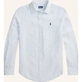 Dámská halenka Polo Ralph Lauren Dámská Lněná Košile, tmavě modrá / modrá /...