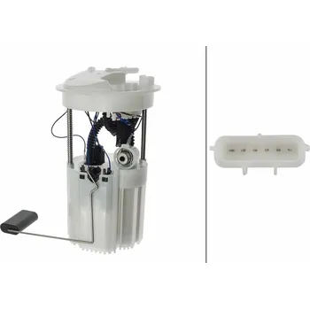 Palivové čerpadlo Palivová přívodní jednotka, , HELLA, 8TF 358 316-901