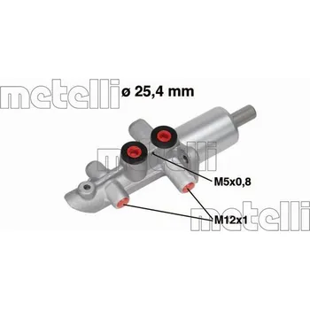 Auto-moto hlavni brzdovy valec, , 0064301301, 0064301701, A0064301301, A0064301701, METELLI, 05-0735