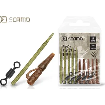 Delphin Set sCAMO PinC + Swivel + Tube / 5 setů #4