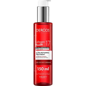 Pleťový krém Vichy Dercos Collagen Filler 17 regenerační kúra pro slabé vlasy 150 ml