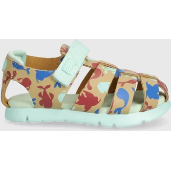 Dívčí sandály Dětské kožené sandály Camper K800489.K. zelená 70X, EUR 23