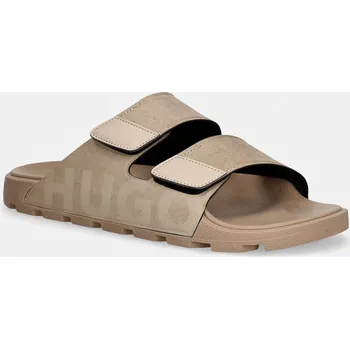 Dámské pantofle Pantofle HUGO Evander 50563303.280 béžová 08X, EUR 45