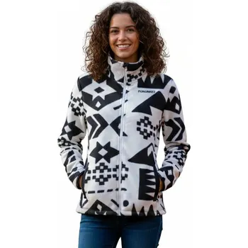 Dámská mikina Dámská flísová mikina se zipem FUNDANGO-Serena Fleece Jacket-915- totem Mix L