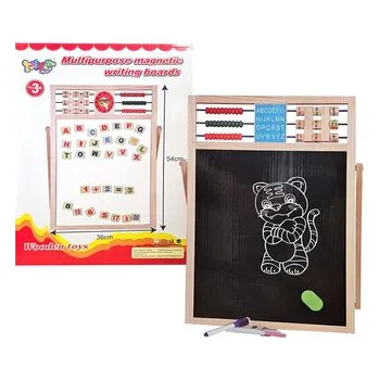 Dřevěná hračka Dřevěná tabule s počítadlem (cs, CreativeToys)