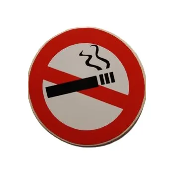 Samolepicí dekorace na vozidlo Samolepka zákaz kouření 65 mm