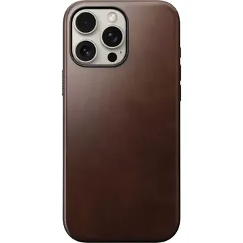 Pouzdro na mobilní telefon Nomad Modern Leather Case kožený kryt pro Apple iPhone 16 Pro Max hnědá (NM01689485)