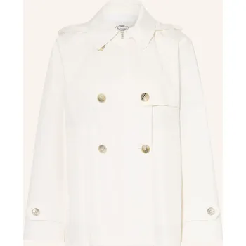 Dámský blejzr Herno Trenchcoat S Odnímatelnou Kapucí, krémová