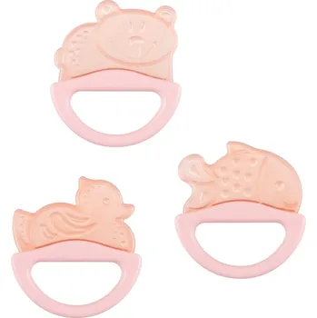 Dětské zboží Canpol babies Kousátko s chrastítkem Zvířátko - růžové