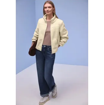Dámský kabát Pohodlná Teddy bunda Street One 202192 béžová Velikost: 40