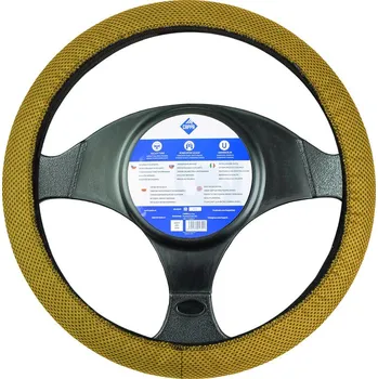 Potah na volant Potah volantu textilní žlutý