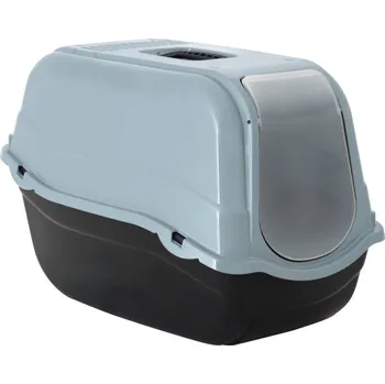 Kerbl toaleta pro kočky EKO - kočičí WC Emma, modrá/černá, 57 x 39 x 4