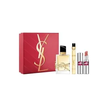 Nestandardní parfém Yves Saint Laurent Libre 50 ml EdP Set (+ EdP 10 ml + Loveshine Candy Glaze Nr. 15) Sada vůní