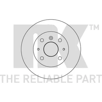Brzdový kotouč Brzdový kotouč, , 4351287717, 4351287722, NK, 205105