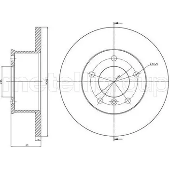 Brzdový kotouč Brzdový kotouč, , 4604210012, 4614210012, A4604210012, A4614210012, METELLI, 23-0419