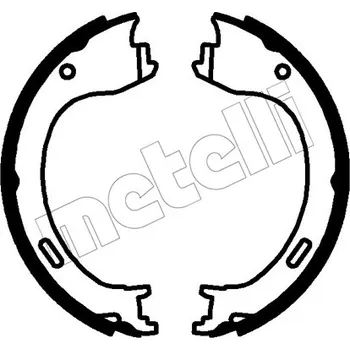 Sada brzdových čelistí, parkovací brzda, , METELLI, 53-0683