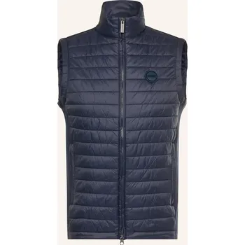 Pánská bunda Colmar Pánská Steppovaná Vesta Z Kombinace Materiálů, tmavě...