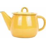 Smaltovaná konvice hořčicová 1l, vyrobeno pro BELIS/SFINX - Belis