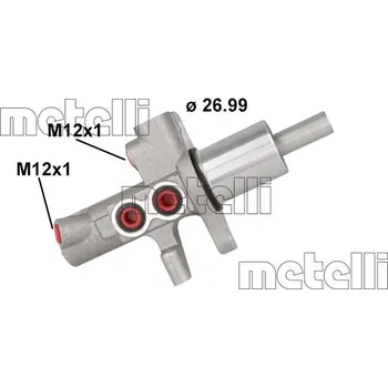 hlavni brzdovy valec, , 2124300001, 2124300801, A2124300001, A2124300801, METELLI, 05-0890