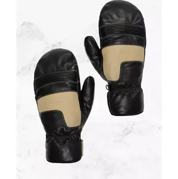 Sport Rukavice ARMADA Wasco Leather Mitten Black/Sand velikost XL
