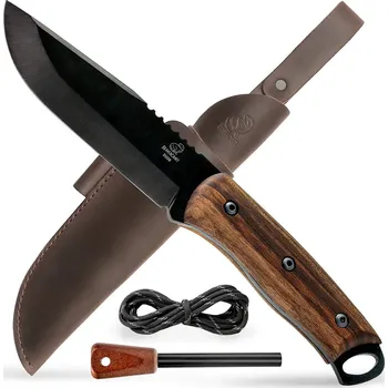 lovecký nůž BeaverCraft BSH4_F Dusk Bushcraft 125 mm s křesadlem