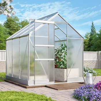 Skleník Vitavia Garden skleník VITAVIA APOLLO 3800 PC 6 mm stříbrný Varianta: skleník VITAVIA APOLLO 3800 PC 6 mm stříbrný LG4393