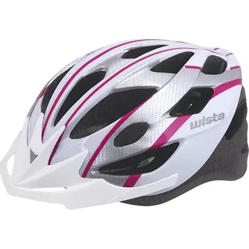 Sport Cyklistická přilba WISTA HardShell bílá/růžová L/XL (58-61cm)