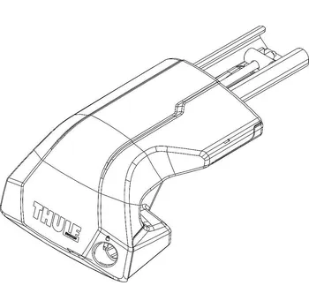 Příslušenství ke střešnímu nosiči Patka Thule Edge 7206 levá 1kus TH1500054247
