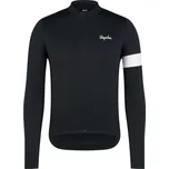 Cyklistický termodres s dlouhými rukávy RAPHA JSY RPH 24 CORE THRM LS Black - M