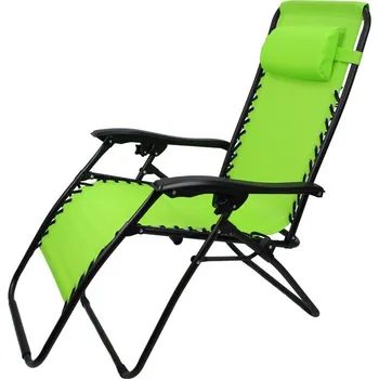 Zahradní křeslo polohovací zelené